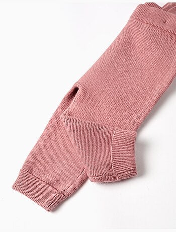 Set body in cotone e pantaloni in maglia