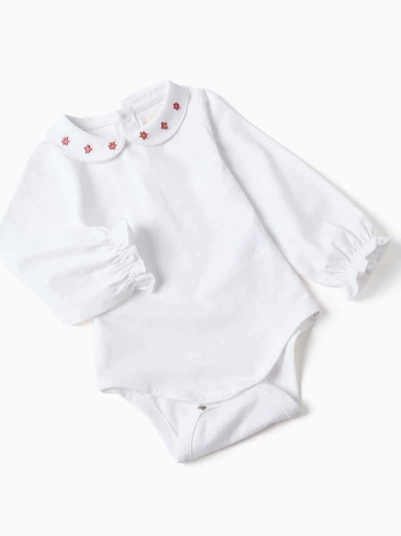 Set body in cotone e pantaloni in maglia Rosa - Kiabi