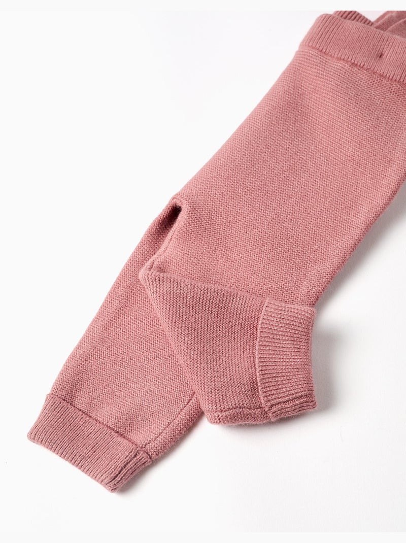 Set body in cotone e pantaloni in maglia Rosa - Kiabi
