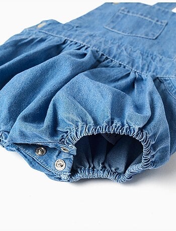 Set body in cotone + pagliaccetto in jeans