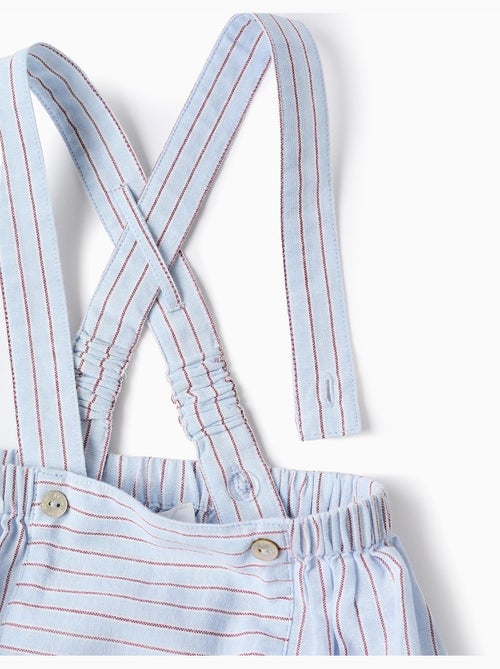 Set body in cotone + pantaloncini a righe - Kiabi Set body in cotone + pantaloncini a righe - Kiabi