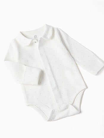Set body in cotone + salopette in velluto