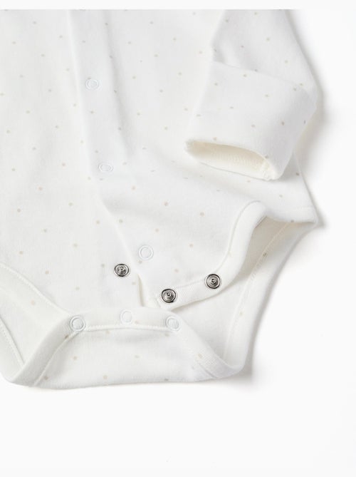 Set body in cotone + salopette in velluto - Kiabi Set body in cotone + salopette in velluto - Kiabi