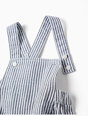 Set body in cotone + tutina a righe