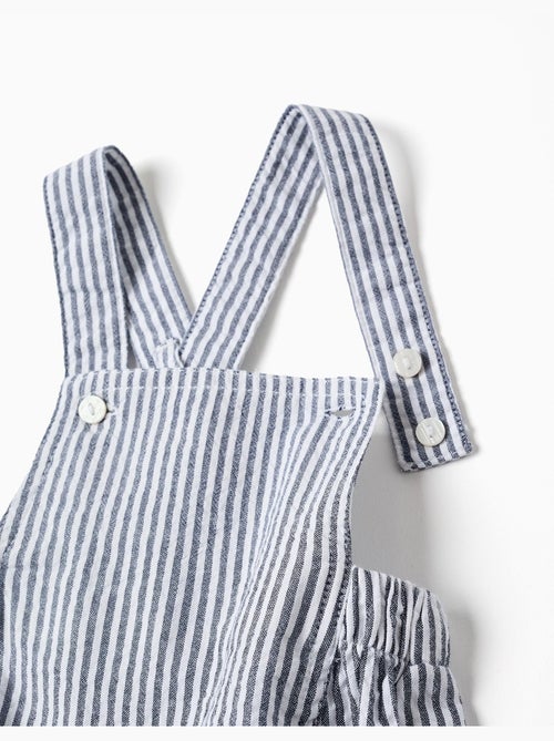 Set body in cotone + tutina a righe - Kiabi