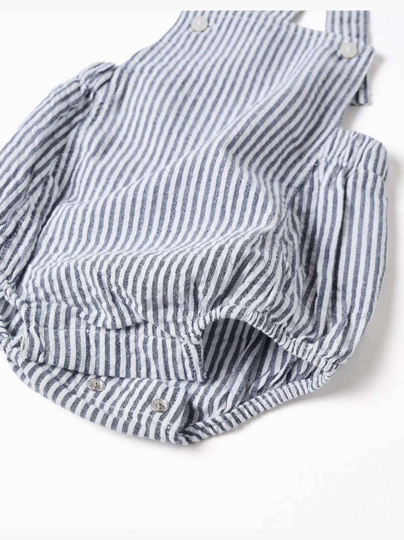 Set body in cotone + tutina a righe Blu Blu - Kiabi