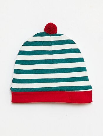 Set body + leggings + cappellino Natale in cotone