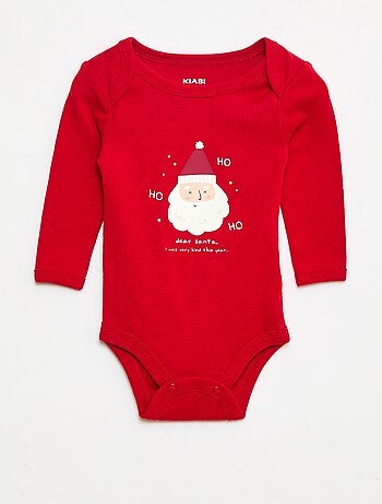 Set body + leggings + cappellino Natale in cotone