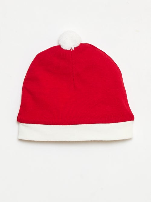 Set body + leggings + cappellino Natale in cotone - Kiabi