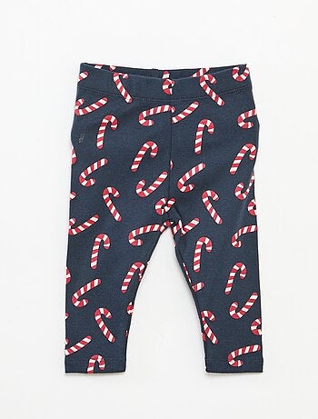 Set body + leggings + cappellino Natale in cotone