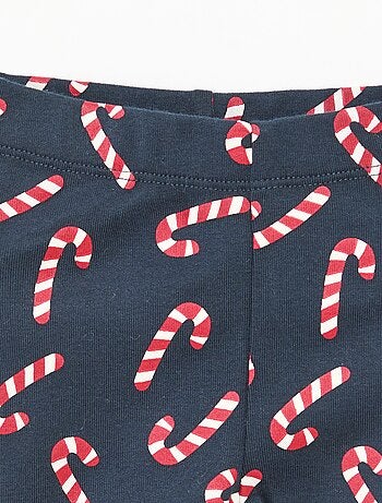Set body + leggings + cappellino Natale in cotone