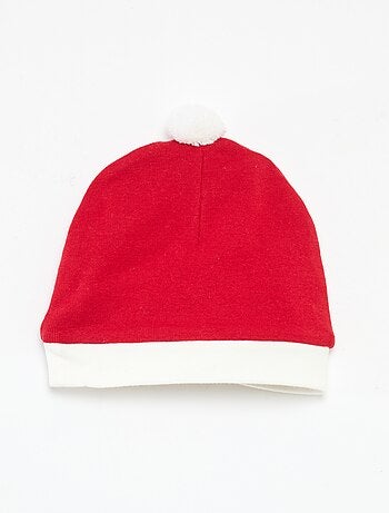 Set body + leggings + cappellino Natale in cotone