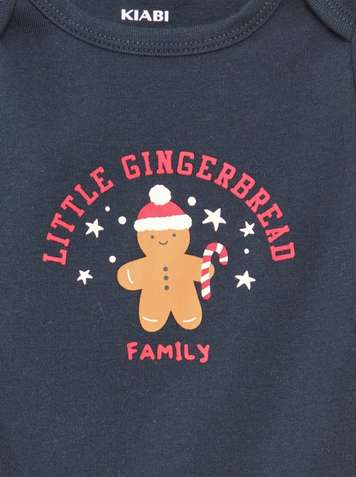 Set body + leggings + cappellino Natale in cotone - Kiabi