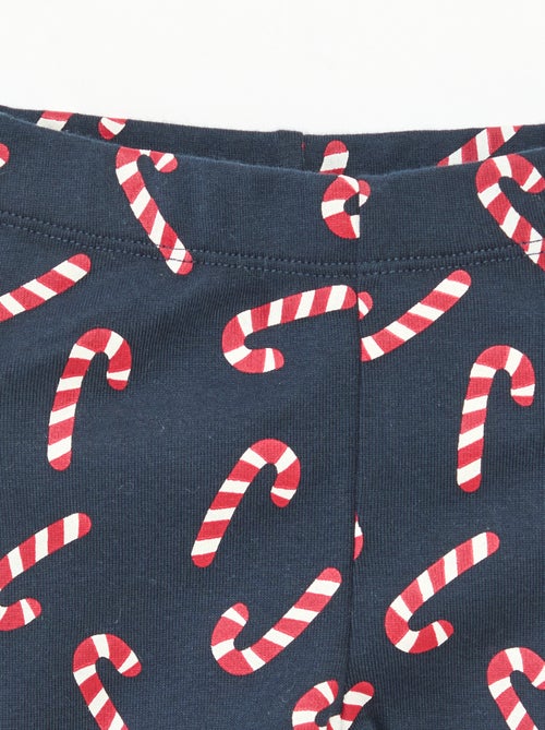 Set body + leggings + cappellino Natale in cotone - Kiabi