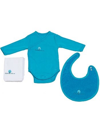 Set body/bavaglino/tettarella in cotone biologico