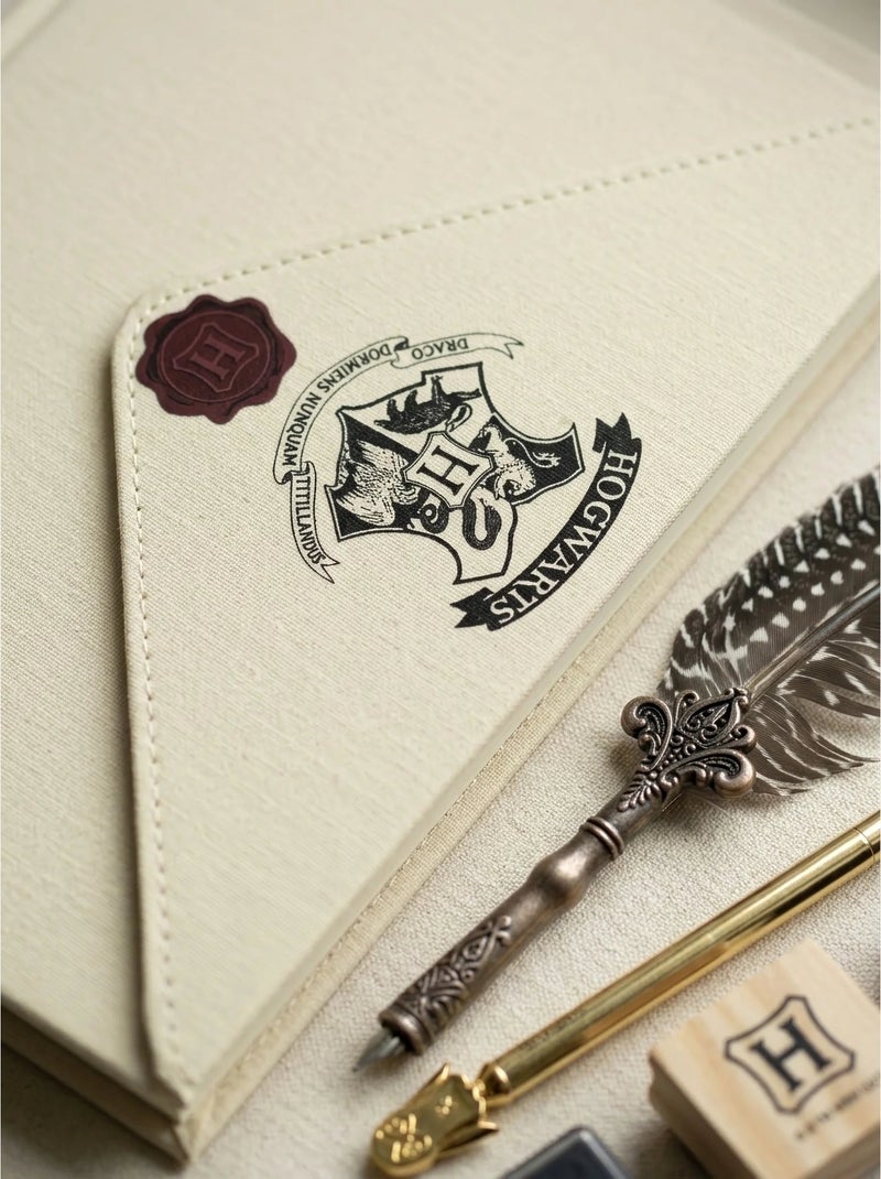 Set calligrafia penna stilografica e cartoleria gufo Harry Potter Warner Bros Rosso - Kiabi