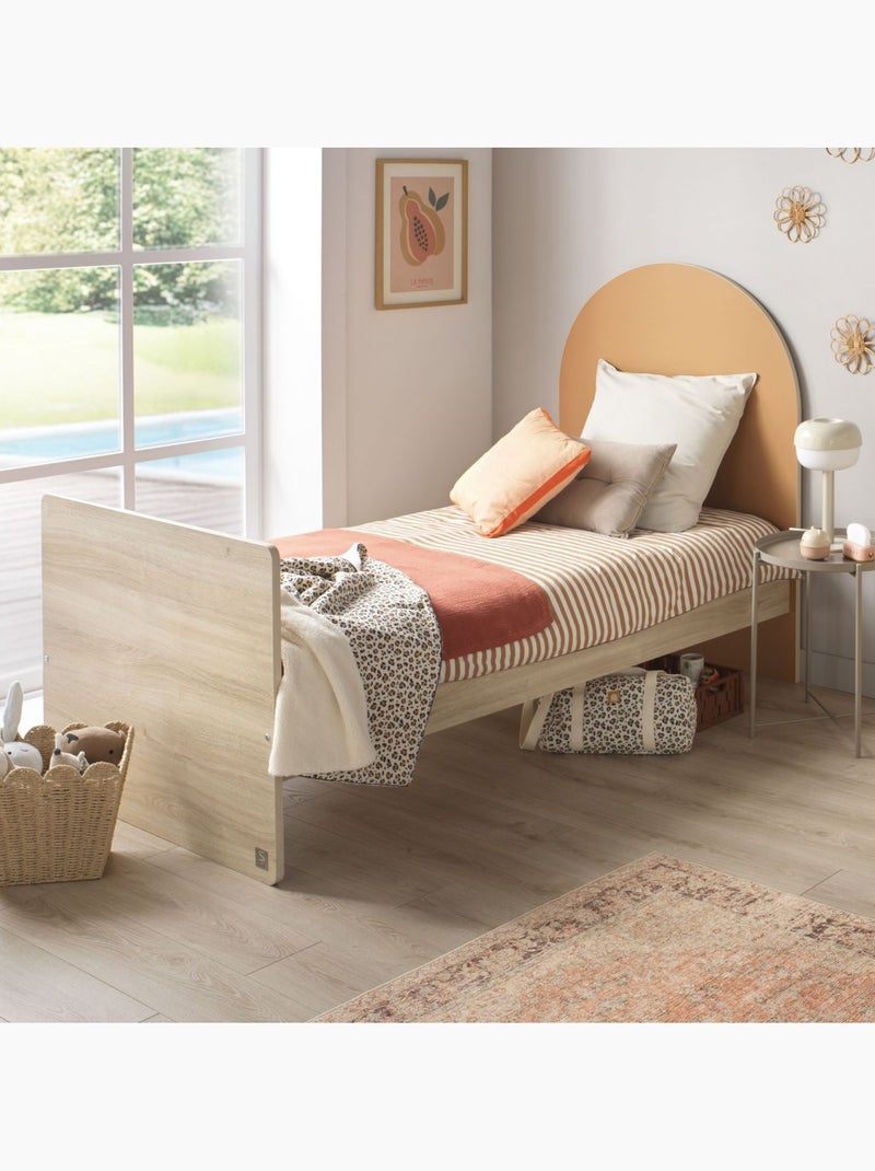 Set camera bambino evolutivo – lettino 120x60 trasformabile in 90x190 + cassettiera - SAUTHON Marrone caramello - Kiabi