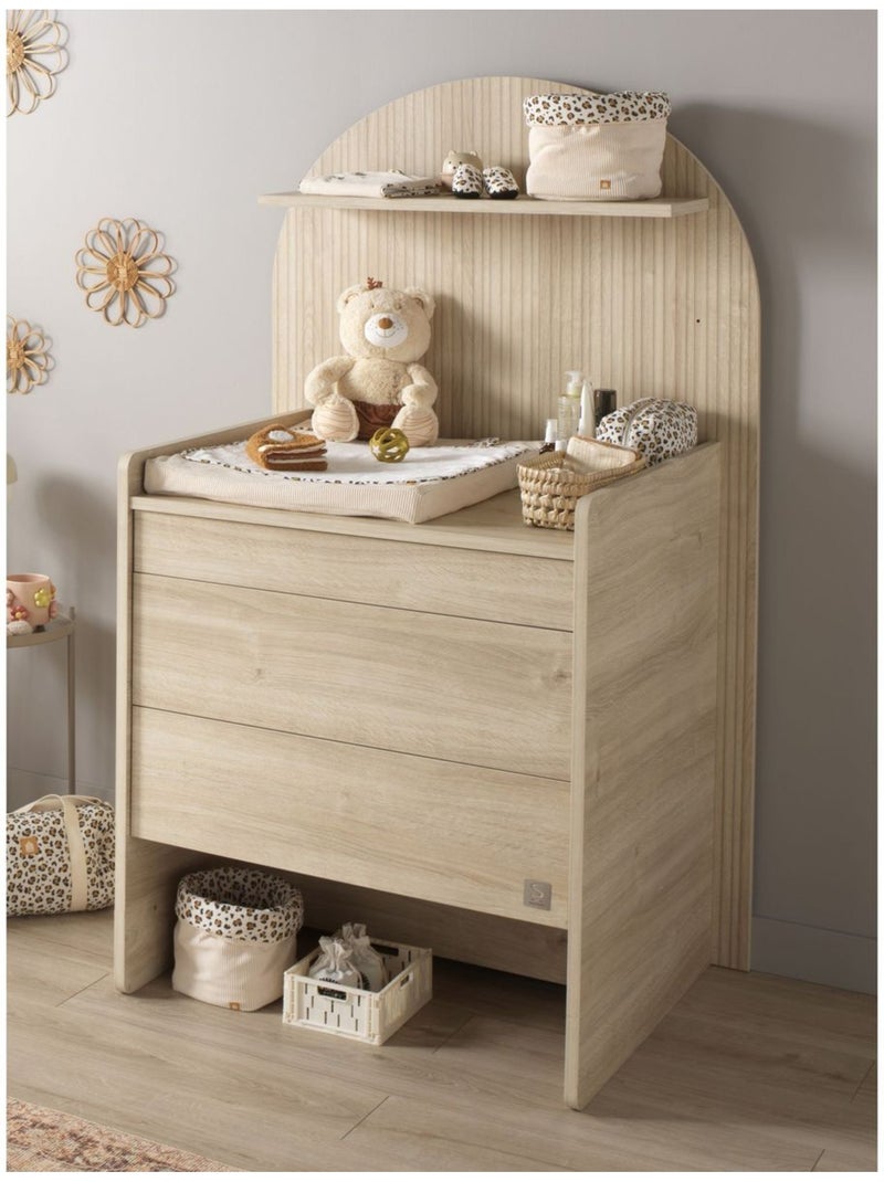 Set camera bambino evolutivo – lettino 120x60 trasformabile in 90x190 + cassettiera - SAUTHON Marrone caramello - Kiabi