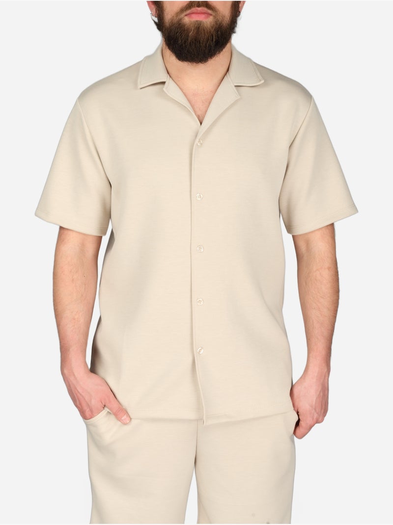Set camicia a 2 pezzi - Frilivin Beige - Kiabi