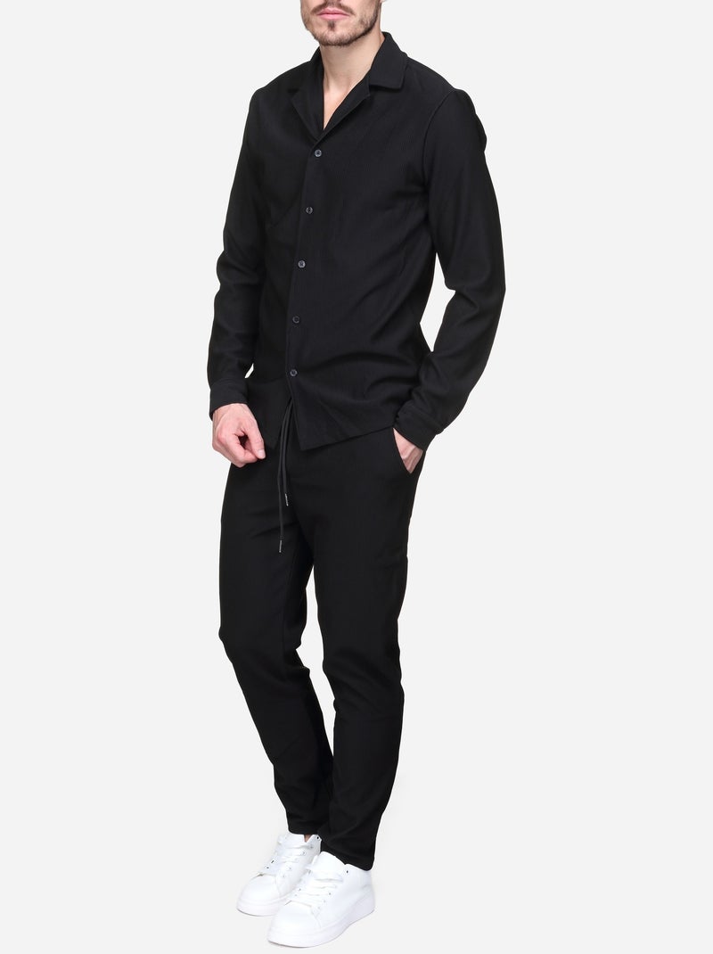 Set camicia a 2 pezzi - Frilivin Nero - Kiabi