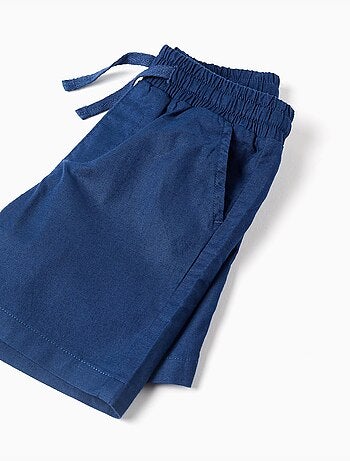 Set camicia a manica corta e pantaloncini in cotone