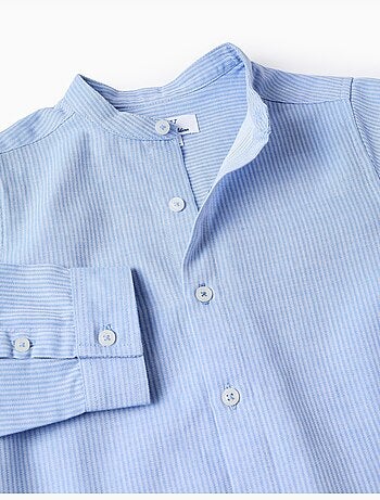 Set camicia a manica lunga a righe e Pantaloncini
