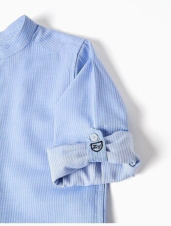Set camicia a manica lunga a righe e Pantaloncini
