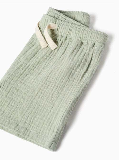 Set camicia e pantaloncini in cotone - Kiabi Set camicia e pantaloncini in cotone - Kiabi