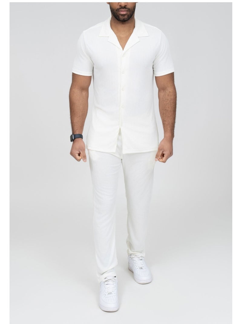 Set camicia e pantaloni Kebello Bianco - Kiabi