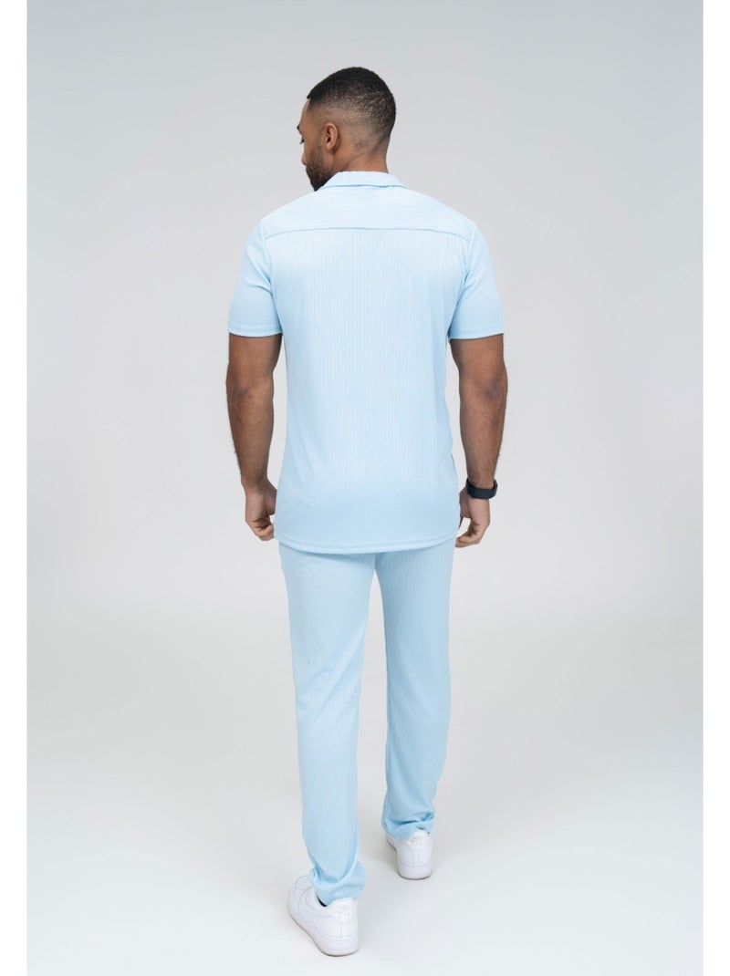 Set camicia e pantaloni Kebello Blu cielo - Kiabi