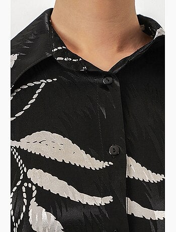 Set camicia floreale in viscosa e pantaloni a gamba ampia bdart