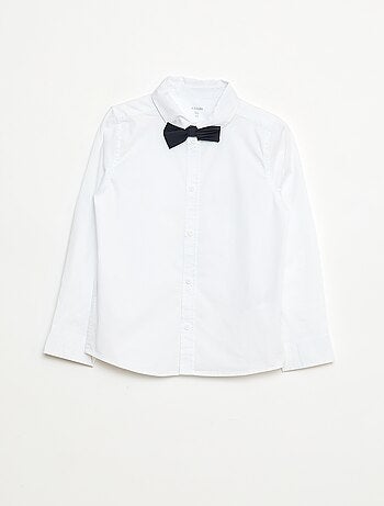 Set camicia + papillon con velcro - 2 pezzi