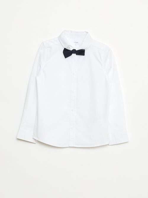 Set camicia + papillon con velcro - 2 pezzi - Kiabi