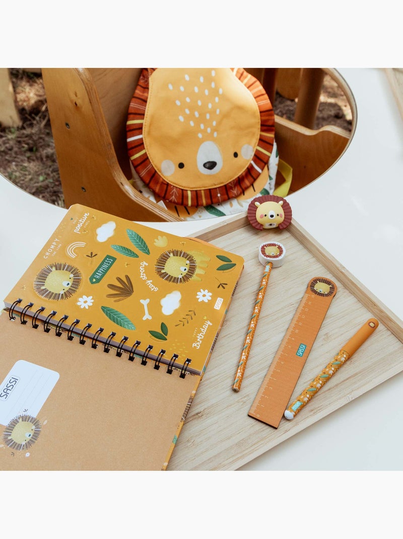 Set cancelleria per bambini: matita, righello e temperamatite | sassi junior | sassi junior Arancione - Kiabi