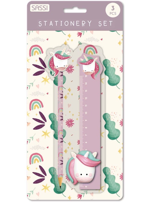 Set cancelleria per bambini: matita, righello e temperamatite | sassi junior | sassi junior - Kiabi Set cancelleria per bambini: matita, righello e temperamatite | sassi junior | sassi junior - Kiabi