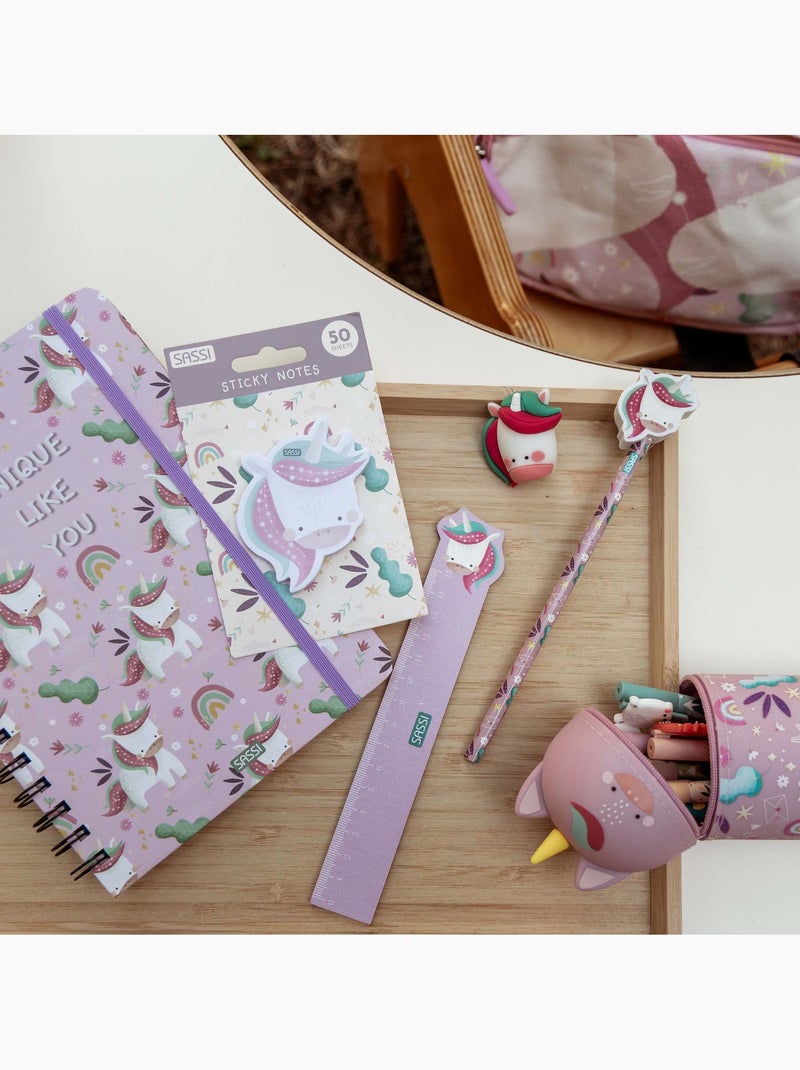 Set cancelleria per bambini: matita, righello e temperamatite | sassi junior | sassi junior Rosa - Kiabi