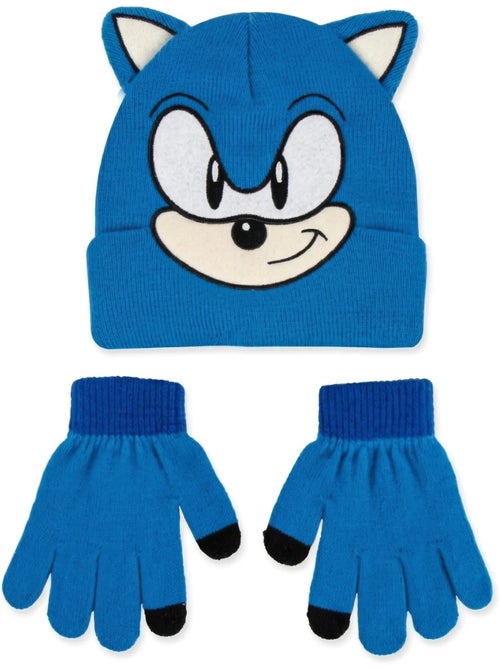 Set cappello e guanti in acrilico sonic sega - Kiabi Set cappello e guanti in acrilico sonic sega - Kiabi