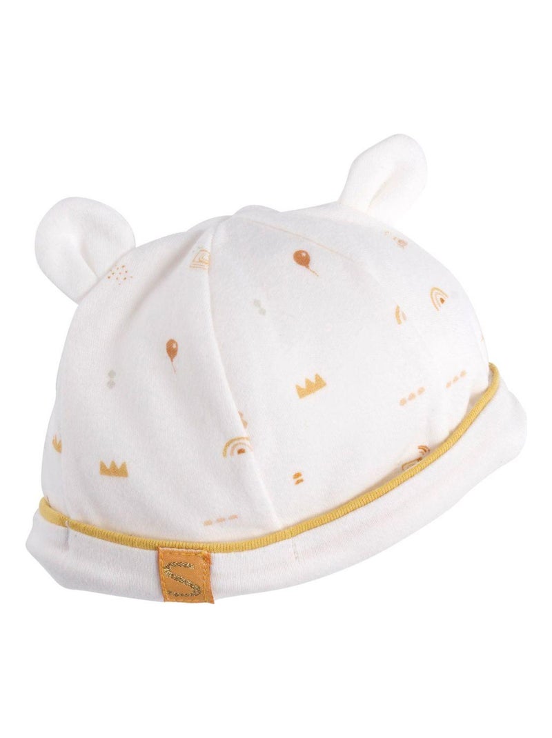 Set cappello e muffole in cotone per - SAUTHON Bianco - Kiabi