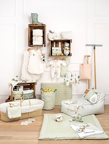 Set cappello e muffole in cotone per - SAUTHON