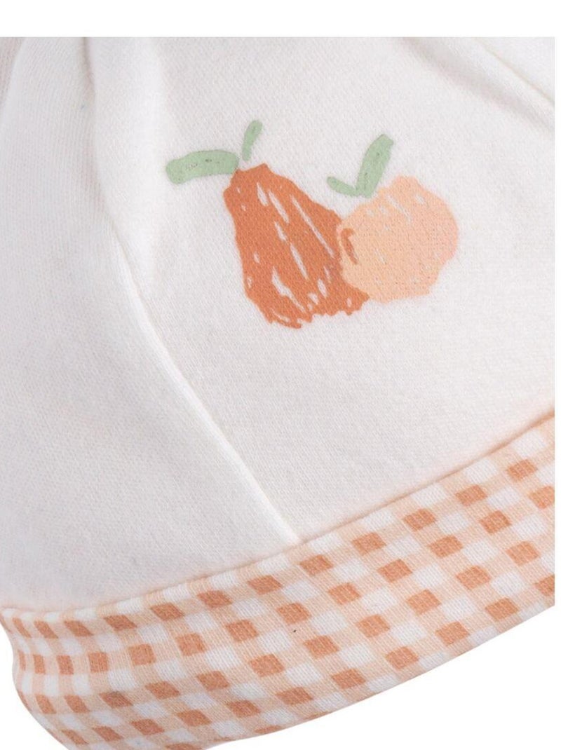 Set cappello e muffole in cotone per - SAUTHON Bianco Rosa - Kiabi