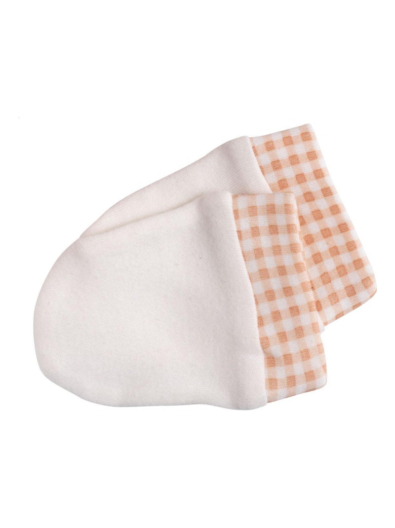 Set cappello e muffole in cotone per - SAUTHON Bianco Rosa - Kiabi