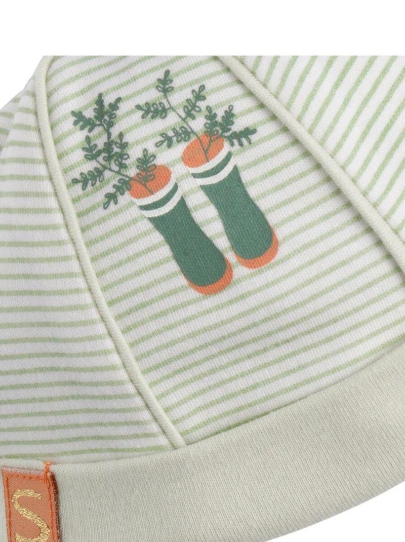 Set cappello e muffole in cotone per - SAUTHON Verde - Kiabi
