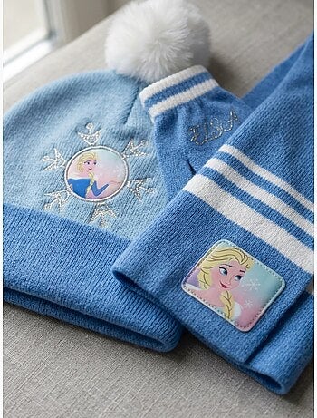 Set cappello, guanti e sciarpa frozen disney bambini