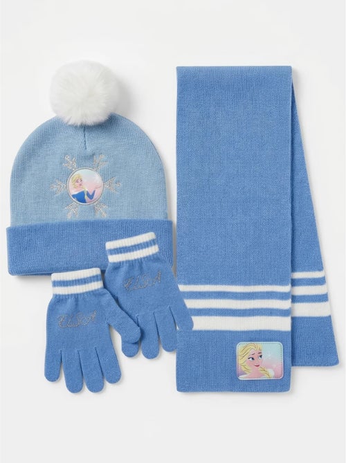 Set cappello, guanti e sciarpa frozen disney bambini - Kiabi