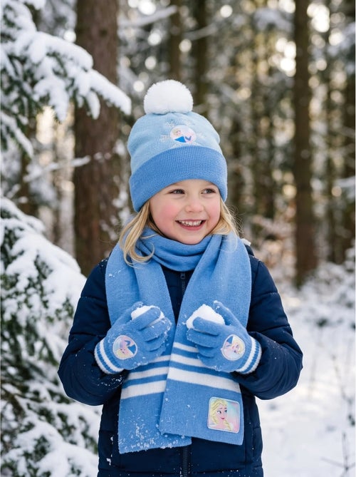 Set cappello, guanti e sciarpa frozen disney bambini - Kiabi