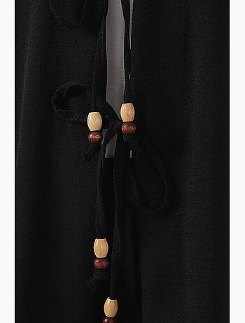 Set cardigan lungo con scollo a v testurizzato e pantaloni bdart