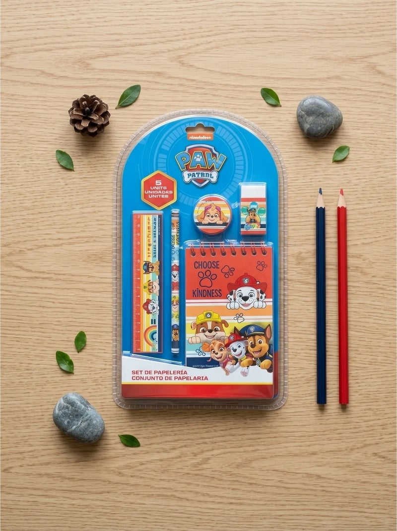 Set cartoleria 4 pezzi pat' patrouille nickelodeon Blu - Kiabi