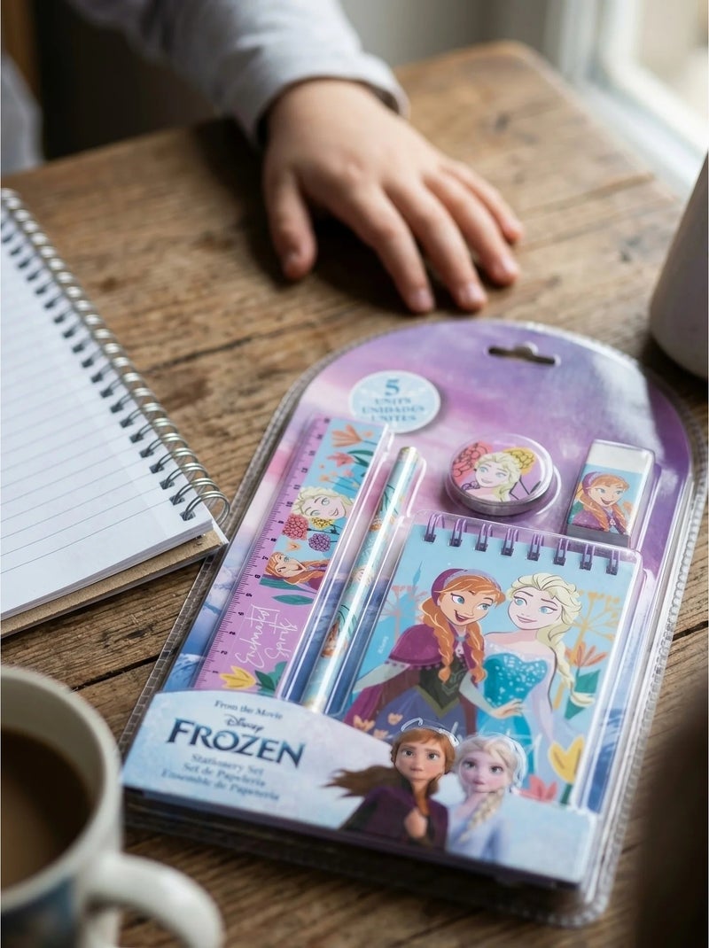 Set cartoleria 5 pezzi la reine des neiges disney Multicolore - Kiabi