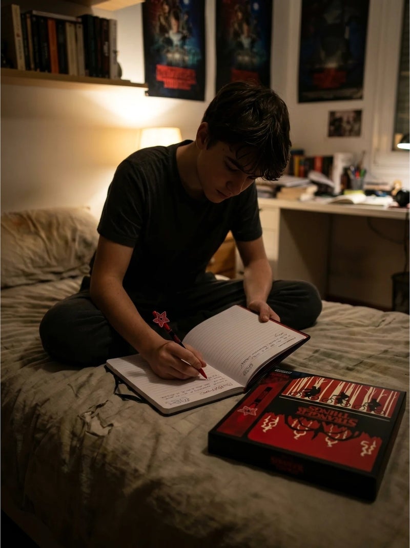 Set cartoleria blocco note e penna stranger things netflix Multicolore - Kiabi