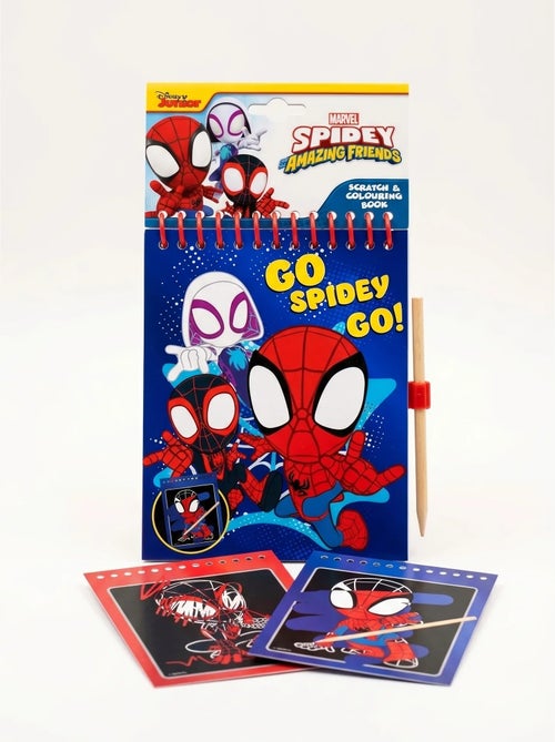 Set cartoleria quaderno da grattare spidey marvel - Kiabi Set cartoleria quaderno da grattare spidey marvel - Kiabi